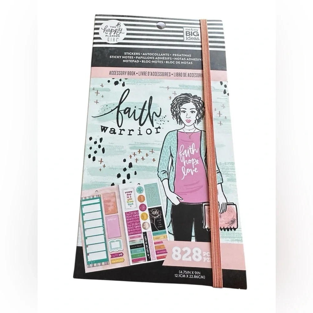 The Happy Planner Faith Warrior Accessory Book Folio